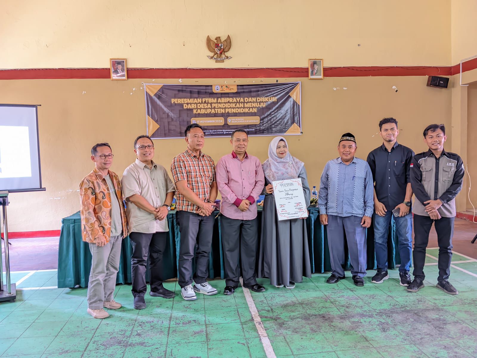Peresmian Forum Taman Baca Masyarakat (FTBM) di Desa Muncangela