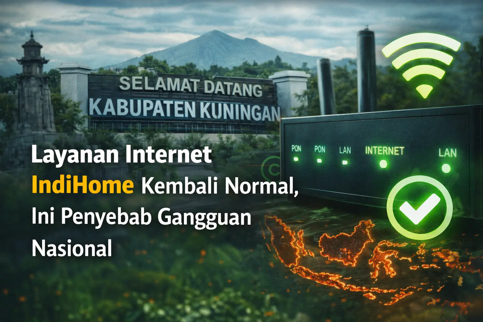 Layanan Internet IndiHome Telkom Sudah Normal, Ini Penjelasan Resmi Operator