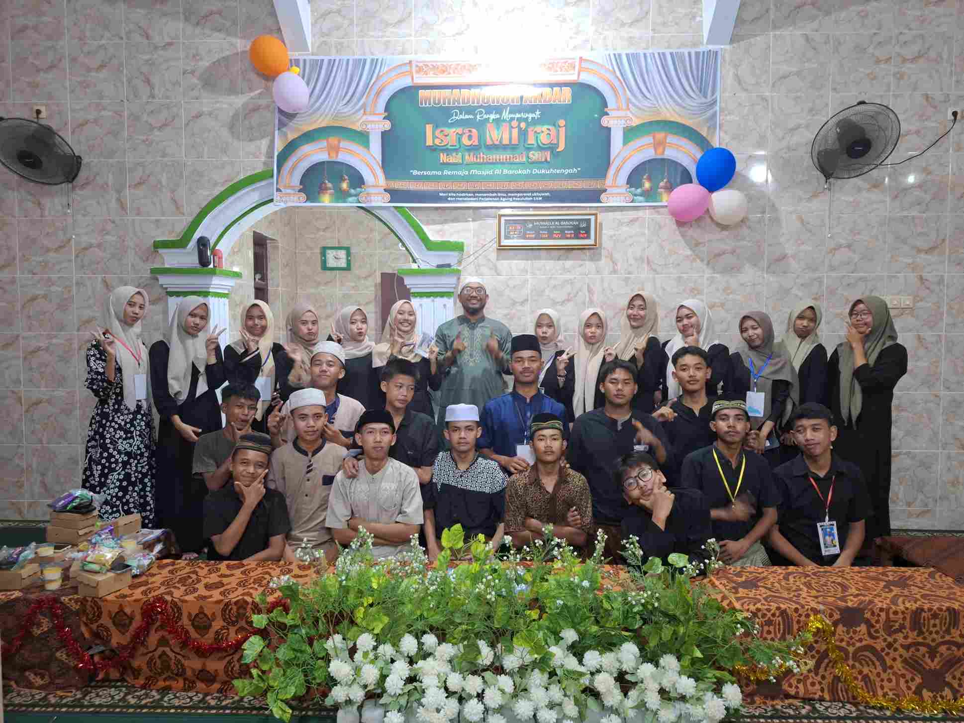 Remaja Masjid Al Barokah Dukuh Tengah Gelar Muhadhoroh Akbar dan Peringatan Isra Mi’raj Nabi Muhammad SAW